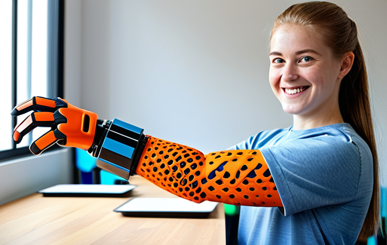 바이오닉 보철과 관련된 스타트업 소개 - Neuroprosthetics Innovation**

"A close-up shot of a modern prosthetic hand seamlessly integrated wi...